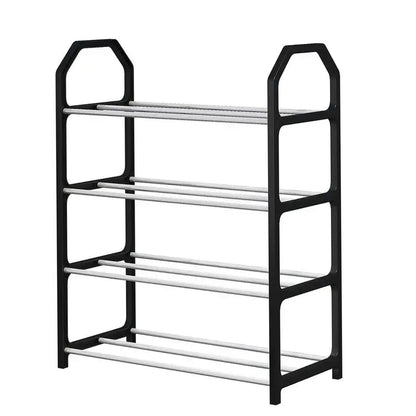 4 Layer Spacesaving Shoes Show Rack Folding Shoe Rack (1 Pc)