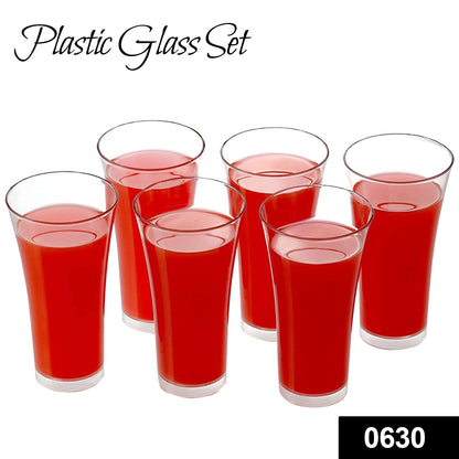 Clear 300ml Juicy Glass Set - 6 Pieces