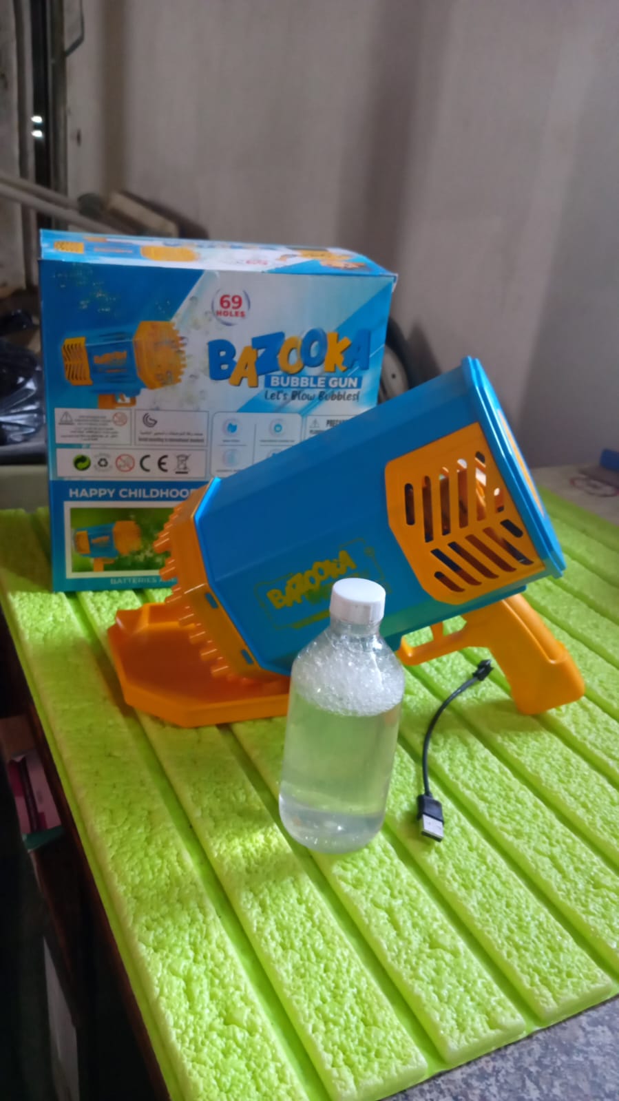 Powerful Big Bubble Maker for Kids & Adults