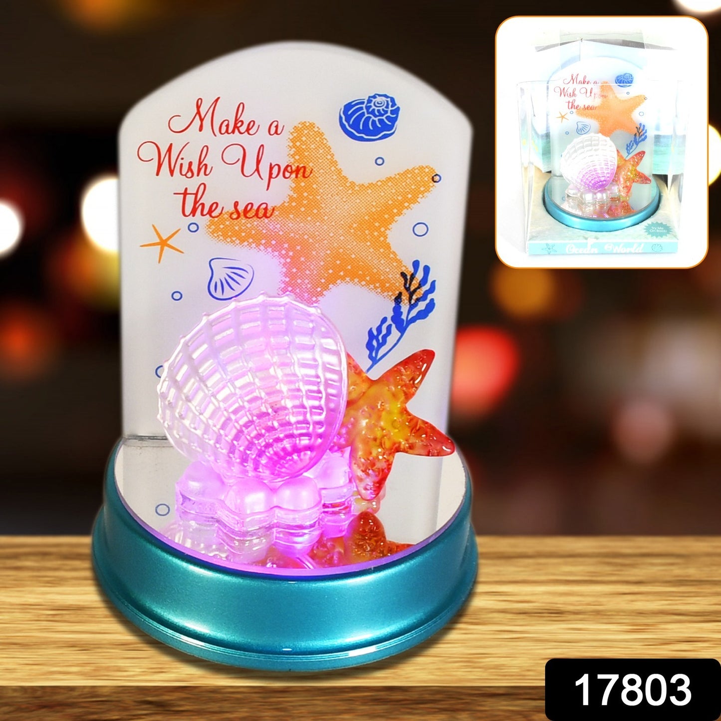 17803 Cute Cartoon Lovely Gift Night Light Multi-color Light Showpiece Valentines Day Gift Cute Anniversary Wedding Birthday Unique Gift Home Decoration Gift Battery Operated (3 Battery Included)