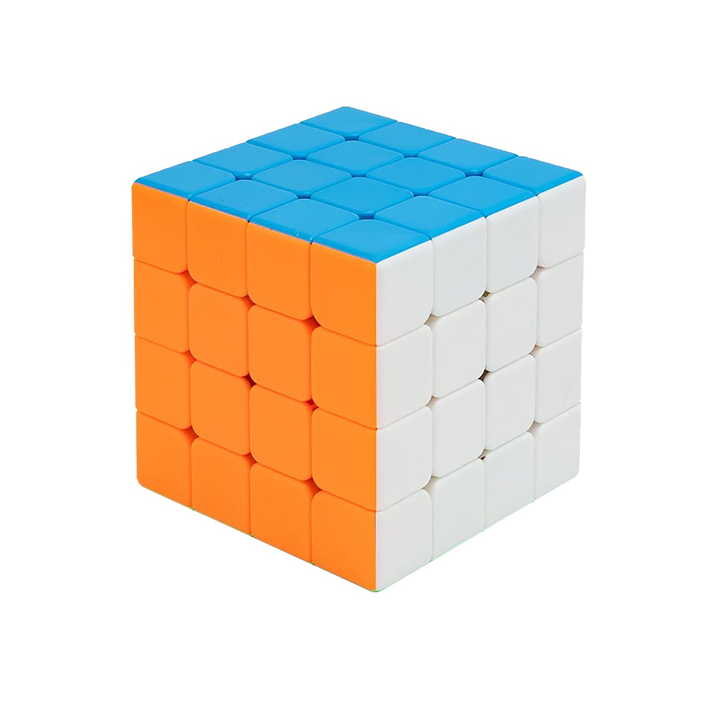 Speed Magic Cube Puzzle – 444 High-Speed Stickerless