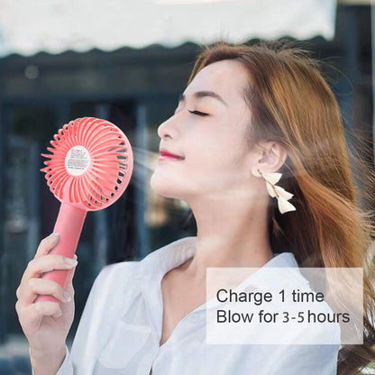 4813 Portable Classic Hand Fan Table Fan 3 Step Speed Setting Fan Personal Desk Fan Suitable For Office  School  Home Use