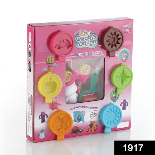 Non-Toxic Creative Dough Clay Set (5 Colors, 6 Pcs)