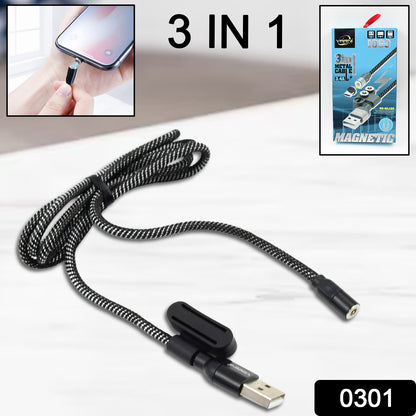 Strong Magnetic USB Charging Cable - USB-C, Android, Lightning