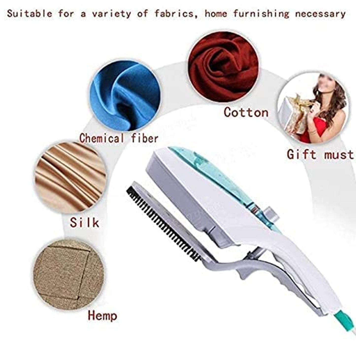 8053 Portable Ironing Machine1 Set Steam Iron Hand Held Crease Removal Portable Ironing Clothes Abs Brush Plush Toy Garment Steamer For Home Steam Iron For Clothes Travel Steamer