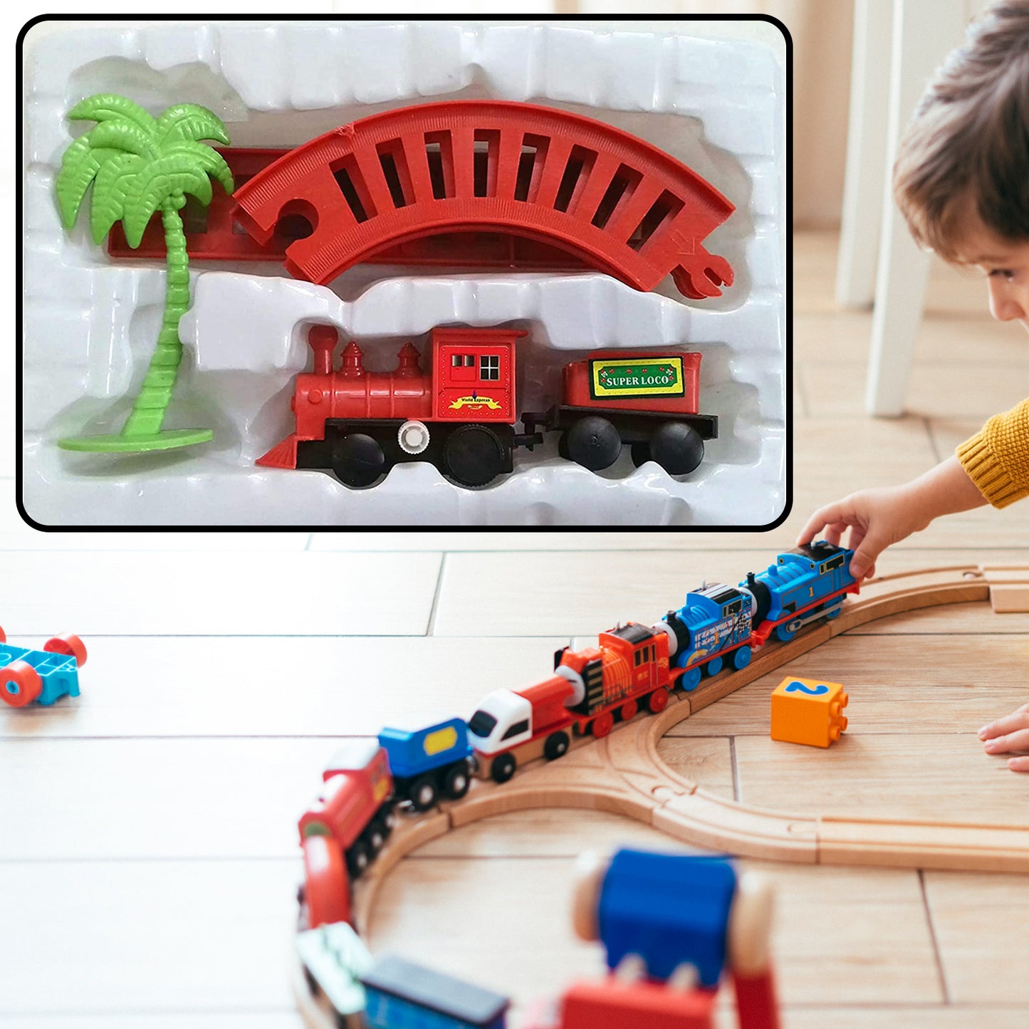 Express Train Toy Set for Kids' Playtime