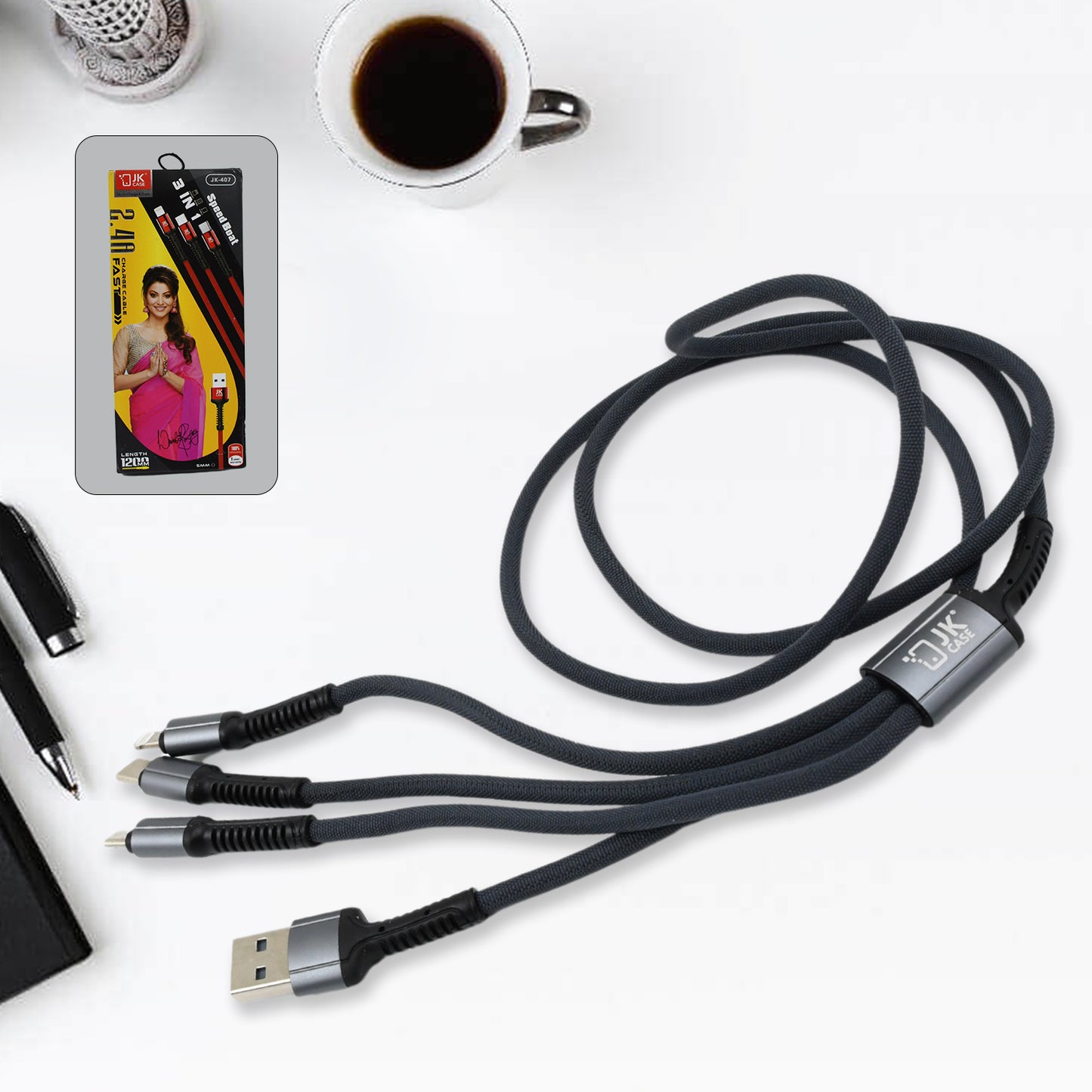 Universal 3-in-1 Charging Cable (1m)