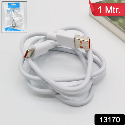 1m Type C Fast Charging Cable (1 Pc)