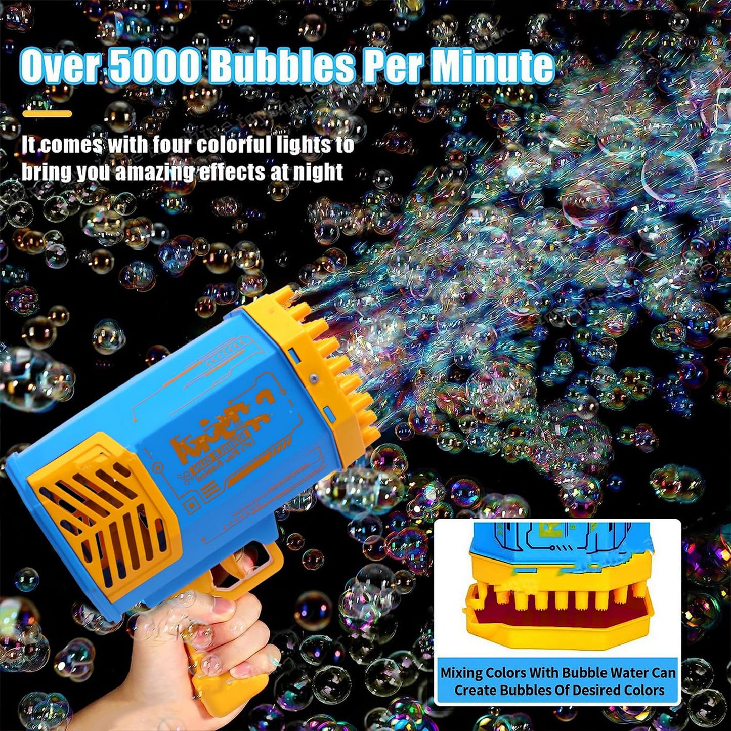 Powerful Big Bubble Maker for Kids & Adults