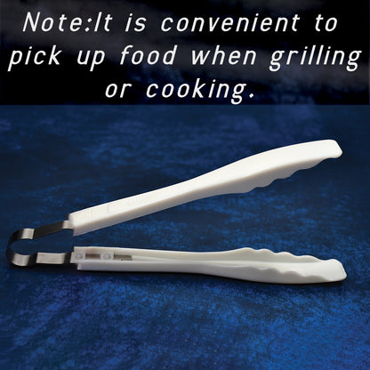 Plastic Handle Cooking Tongs - Bread Clamp