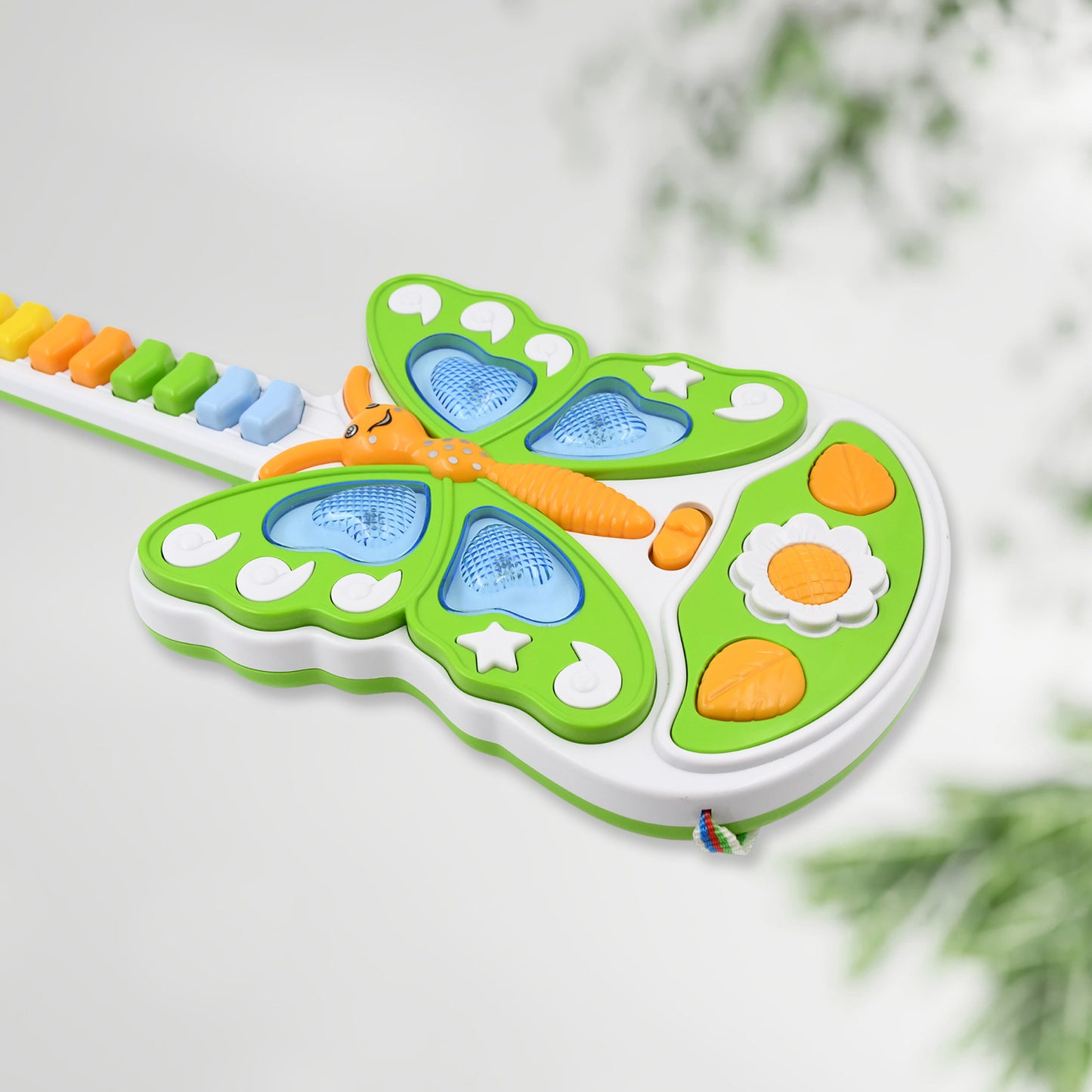 Musical Butterfly Guitar Toy (Battery Not Included)