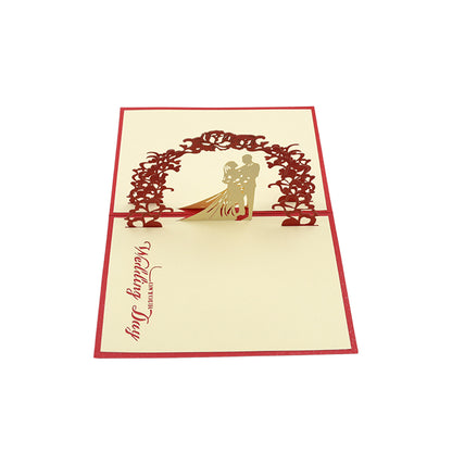 3d Paper Wish Card High Quality Paper Card All Design Card Good Wishing Card (All 3d Card  Birthday Greeting Cards Wedding Day Gift Card Merry Christmas Card (1 Pc)