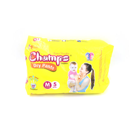 Champs Medium Diaper Pants (5 Pcs)