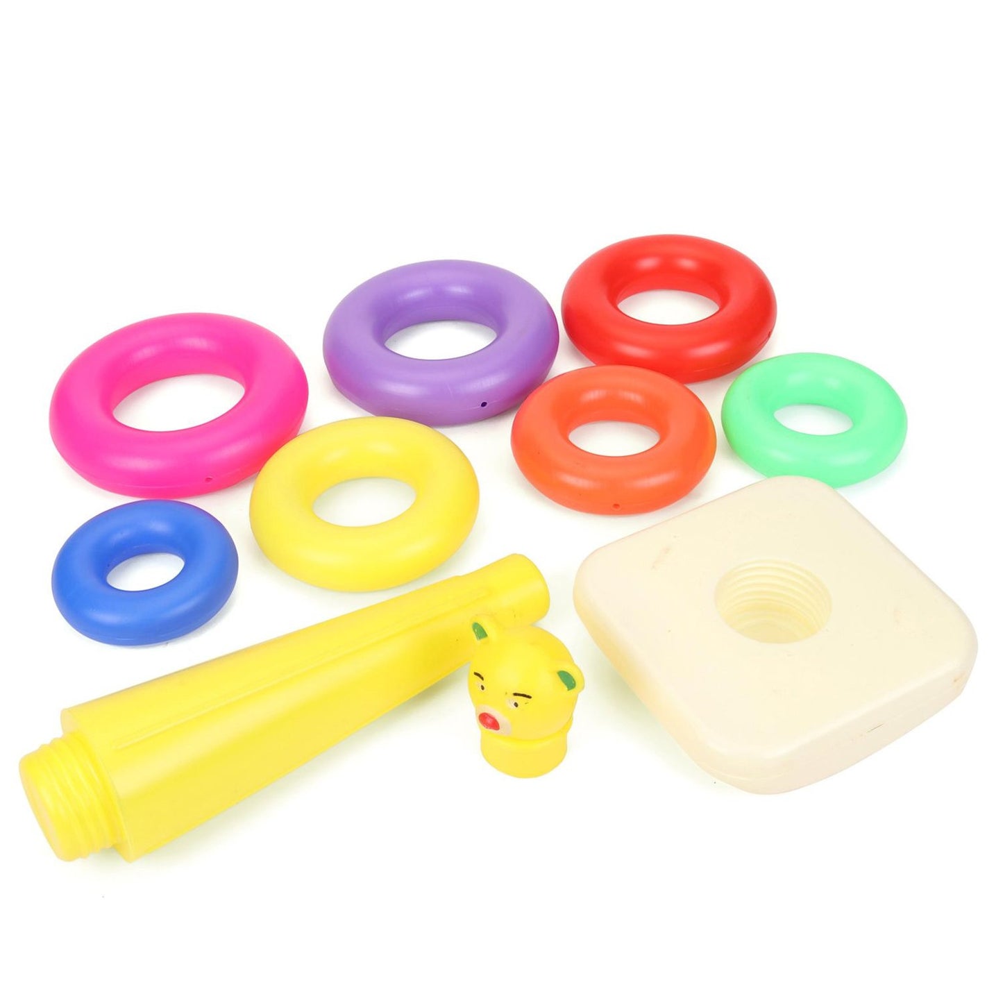 Plastic Stacking Rings – Jumbo Baby Toy Set (7pcs)