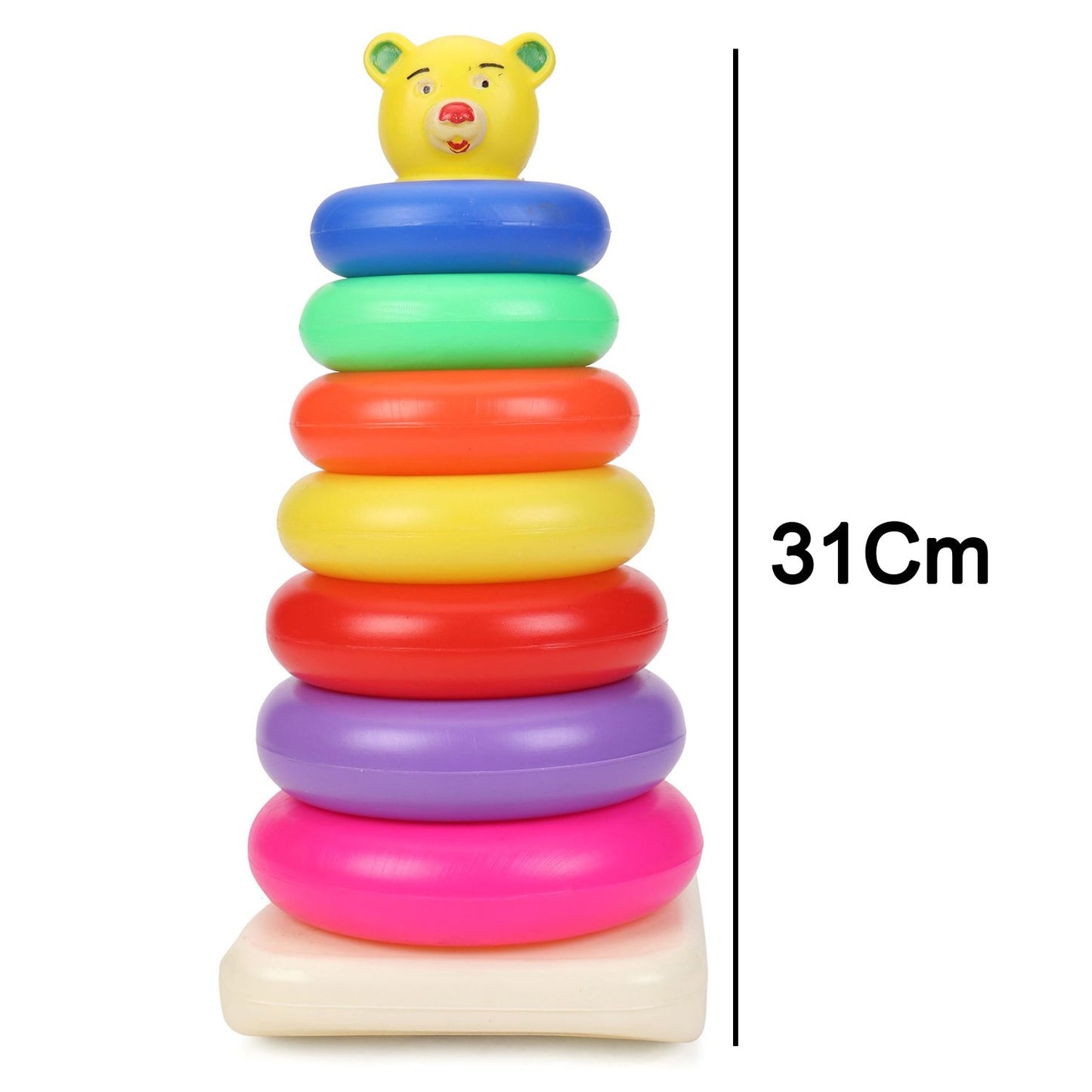 Plastic Stacking Rings – Jumbo Baby Toy Set (7pcs)