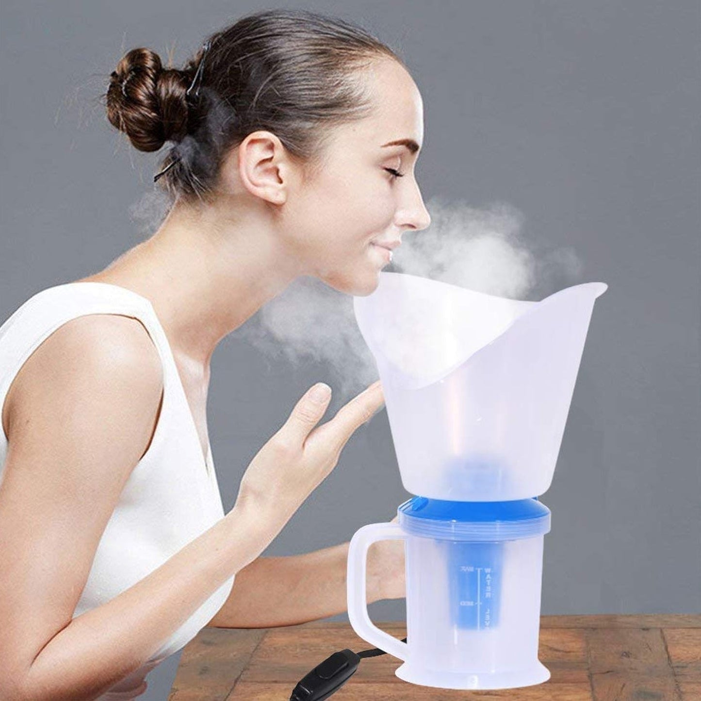 6125 3 In 1 Vaporiser Used In Inhaling Specially During Cold And Ill Body Types Etc.