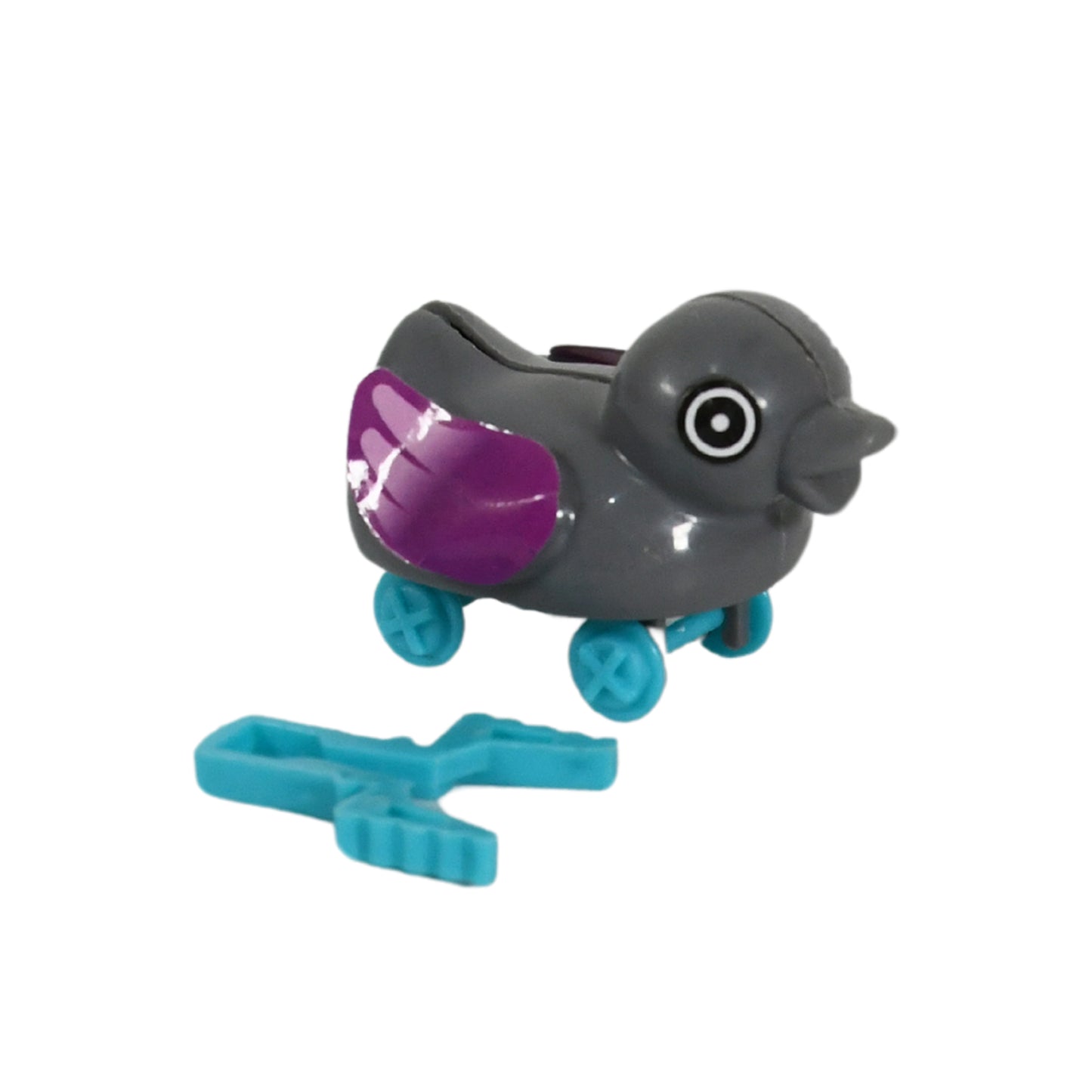 Small Push-Back Duck Toy with Ejectable Tail