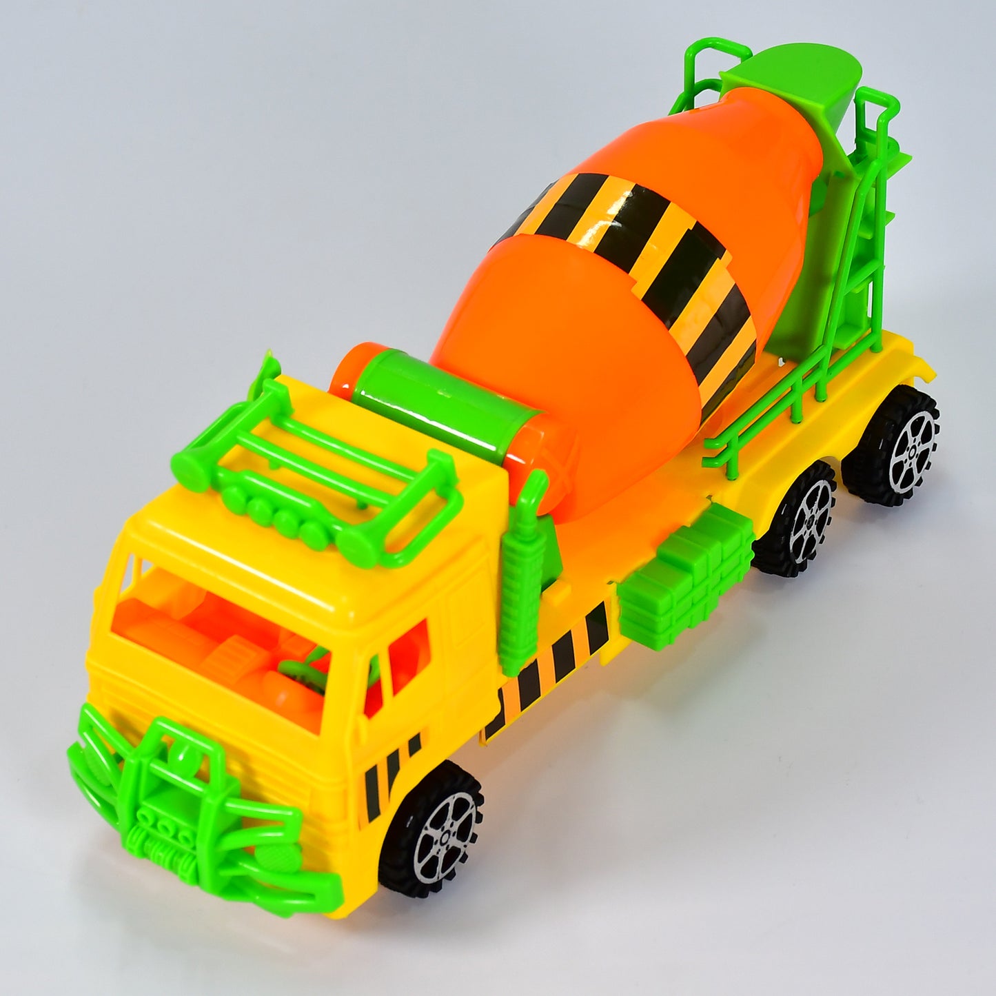 Pushback Cement Mixer Truck Toy for Children