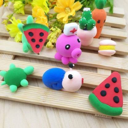 Non-Toxic Creative Dough Clay Set (5 Colors, 6 Pcs)