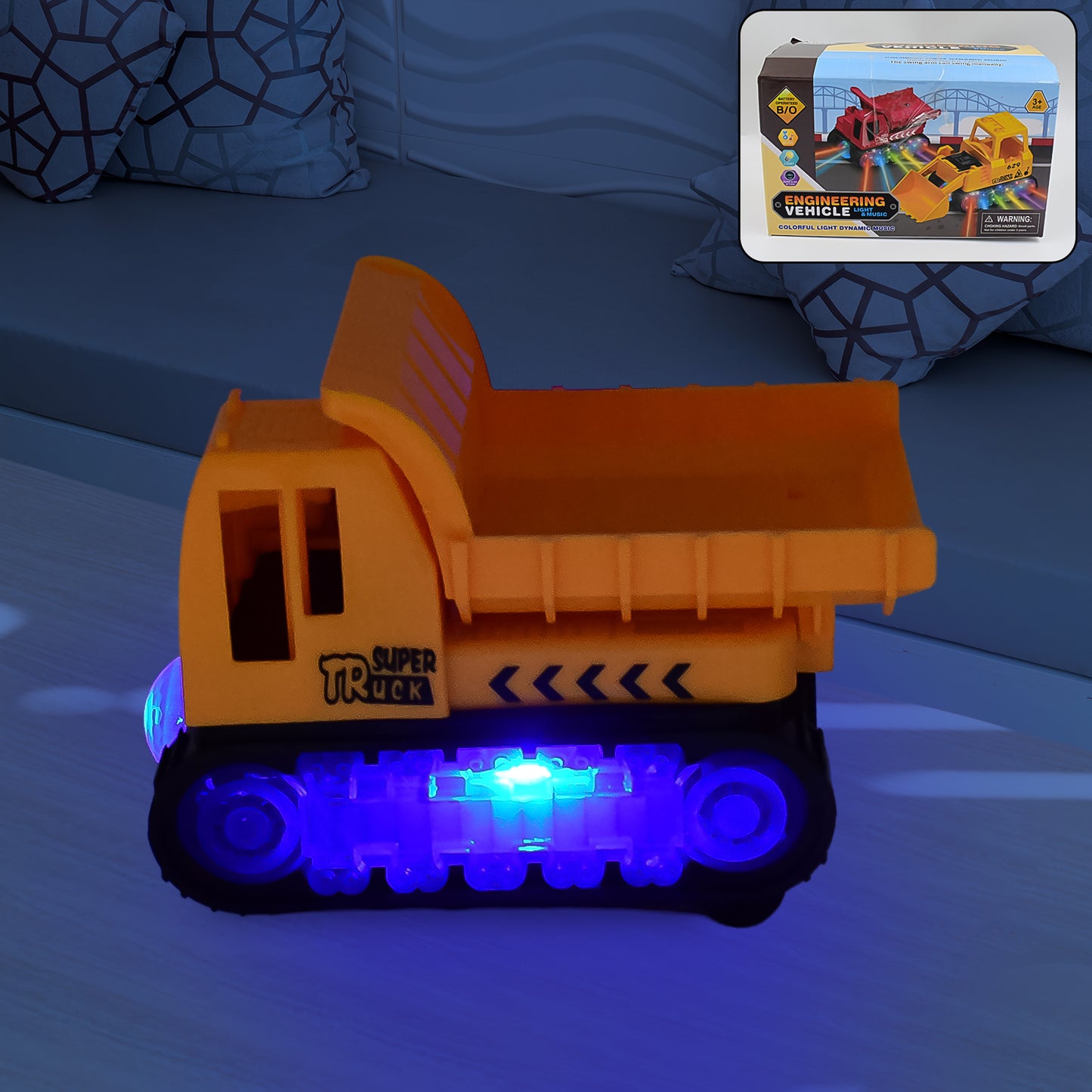 Electric Engineering Truck Toy – Self-Driving