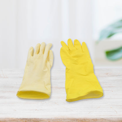 Latex Safety Rubber Gloves – Reusable for Cleaning, Gardening & Wet/Dry Use