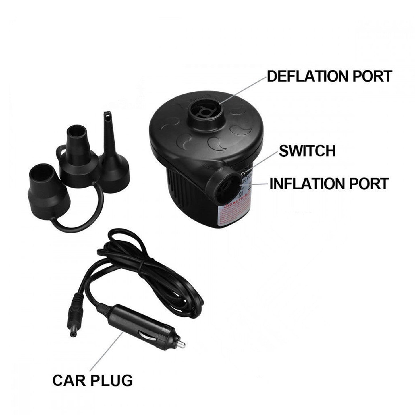 Multi-Purpose Electric Air Pump for Airbeds & Toys