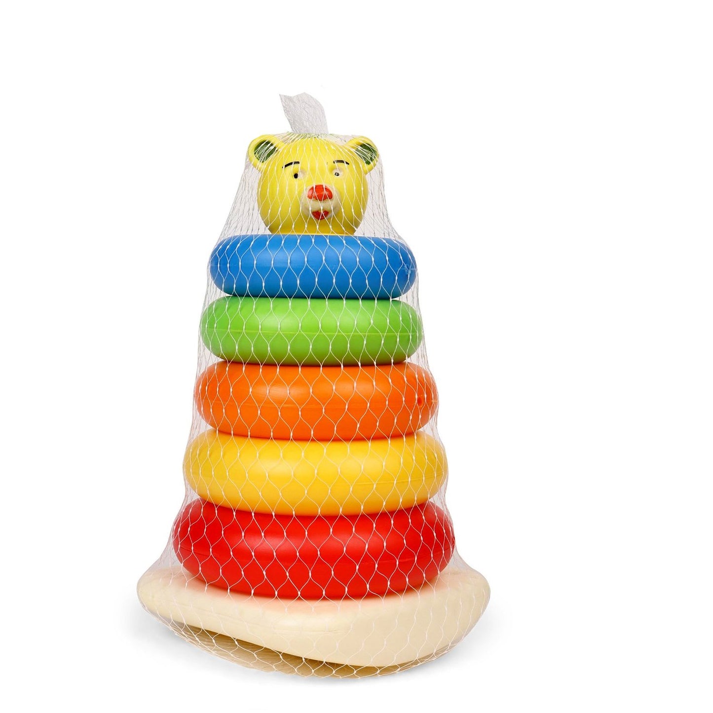 Colorful Teddy Stack-Up Rings for Babies