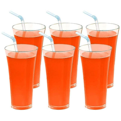 Clear 300ml Juicy Glass Set - 6 Pieces