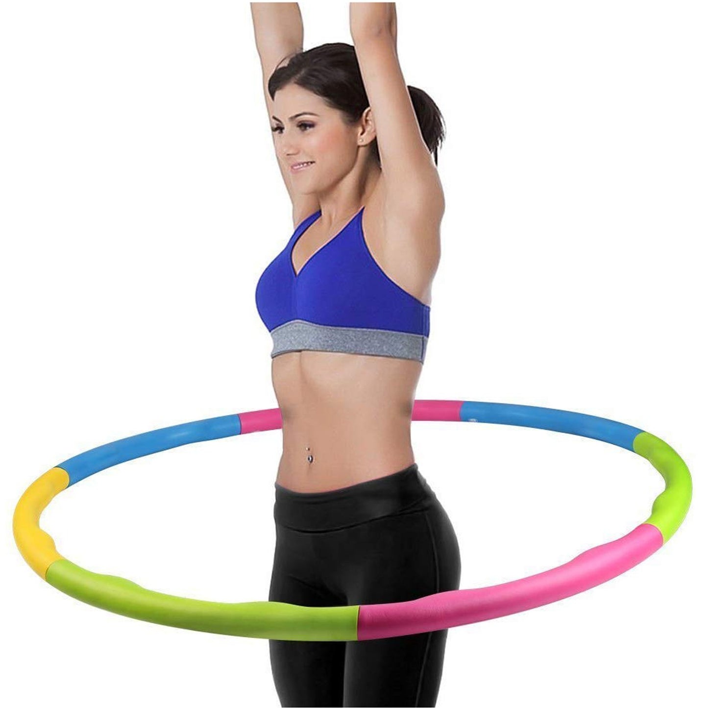 Durable Interlocking Hula Hoop – Ideal for Home Workouts