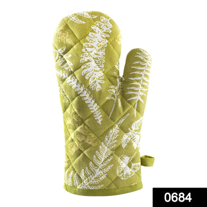 Heat-Resistant Cotton Mitt for Microwave & Oven