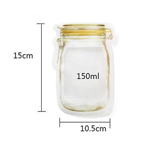 150ml Airtight Mason Jar with Zipper