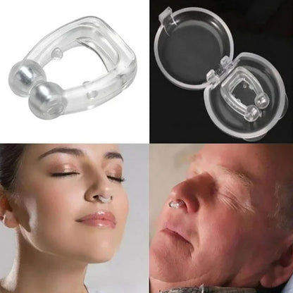 Silicone Magnetic Anti-Snoring Device for Sleepers