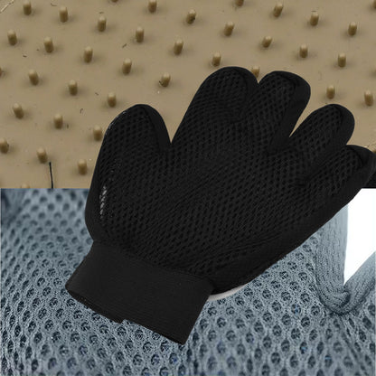 Dark Brown True Touch Gloves Gloves Bathing Tool (1 Pc)