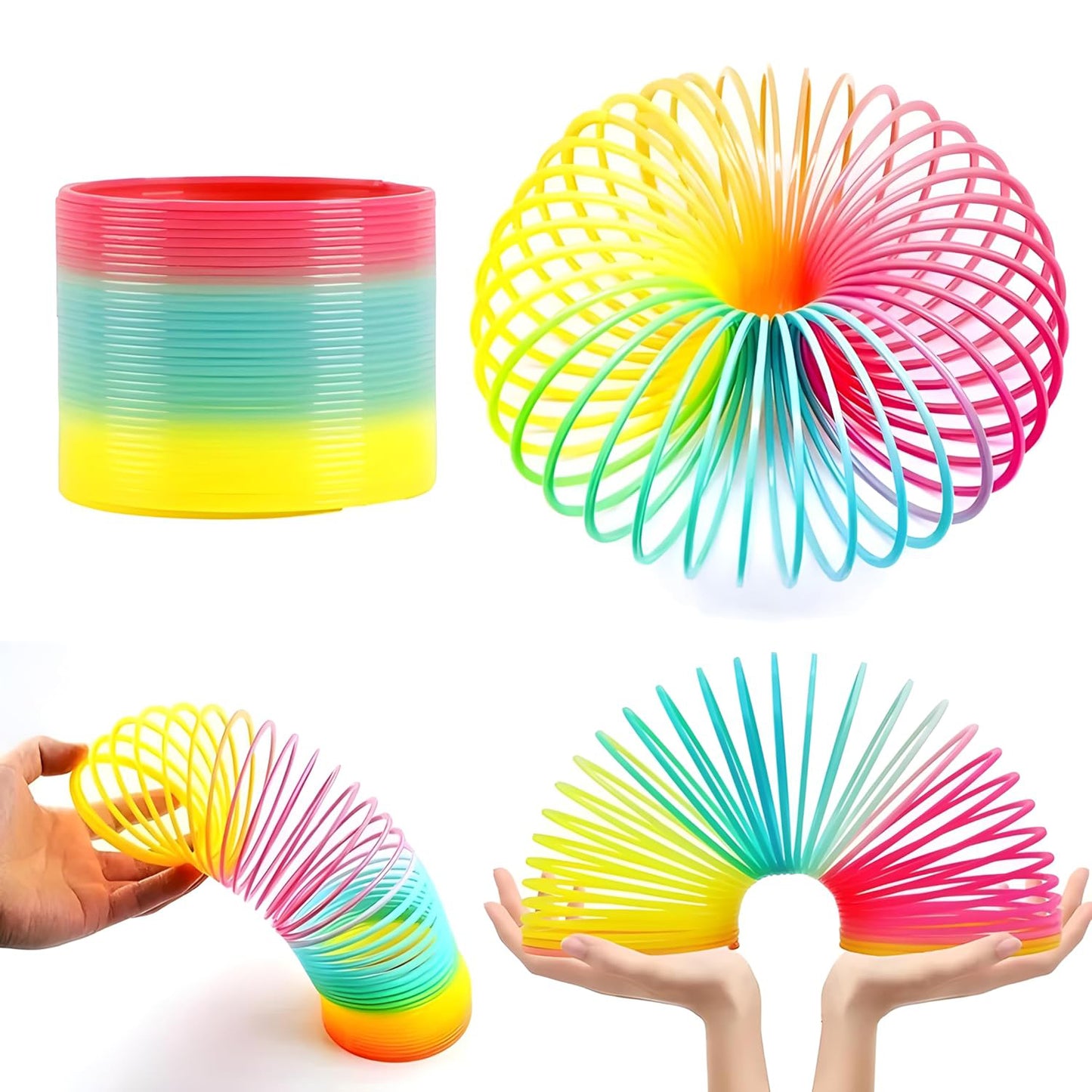 Portable Rainbow Spring Toy – Fun for Kids & Adults