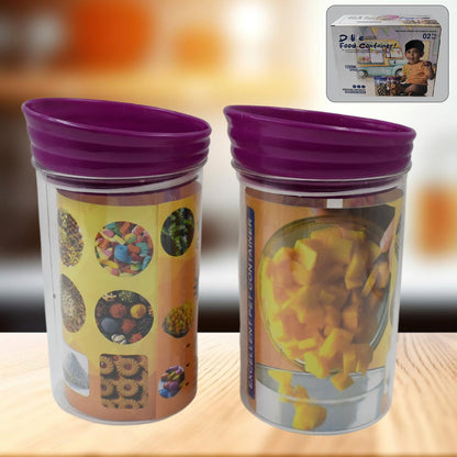 2-Pack 1200ml Plastic Food Containers