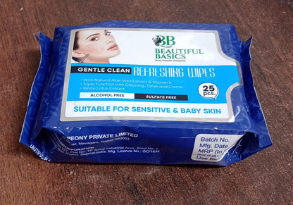 Hydrating Wet Wipes for Face - Alcohol-Free