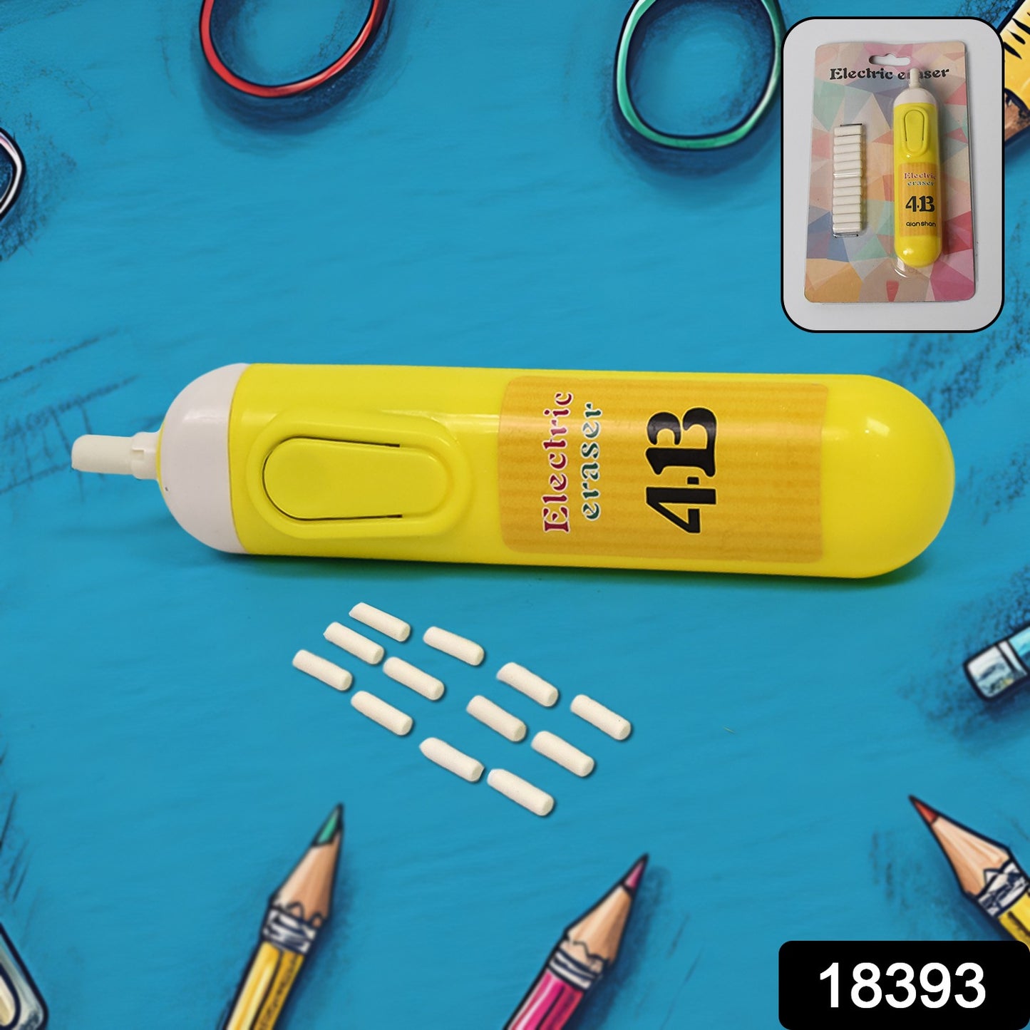 Battery Operated Electric Eraser Set