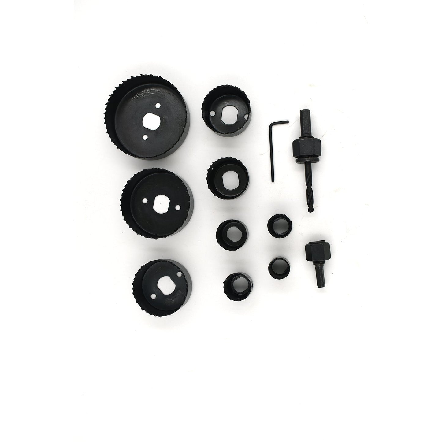 Hole Saw Set - 12 Pcs (19-64mm Sizes)