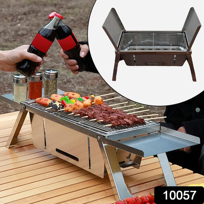 Travel-Friendly Stainless BBQ Grill