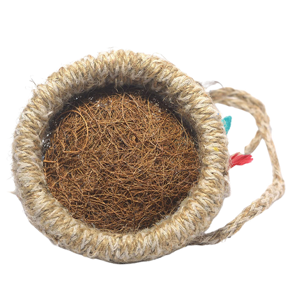 Artificial Jute Birds Nest Jhumar – Unique Wall Hanging