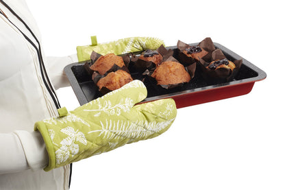 Heat-Resistant Cotton Mitt for Microwave & Oven