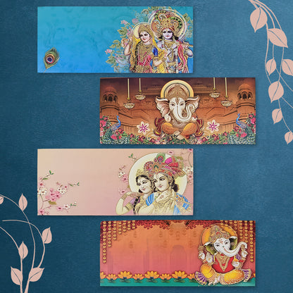 Wedding Gift Envelopes Gift Card (1 Pc  Multicolour  Design)