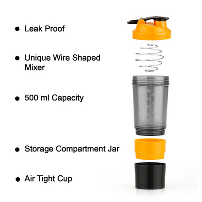 Protein Shake Shaker Bottle – Perfect for Gym Workouts and Fitness