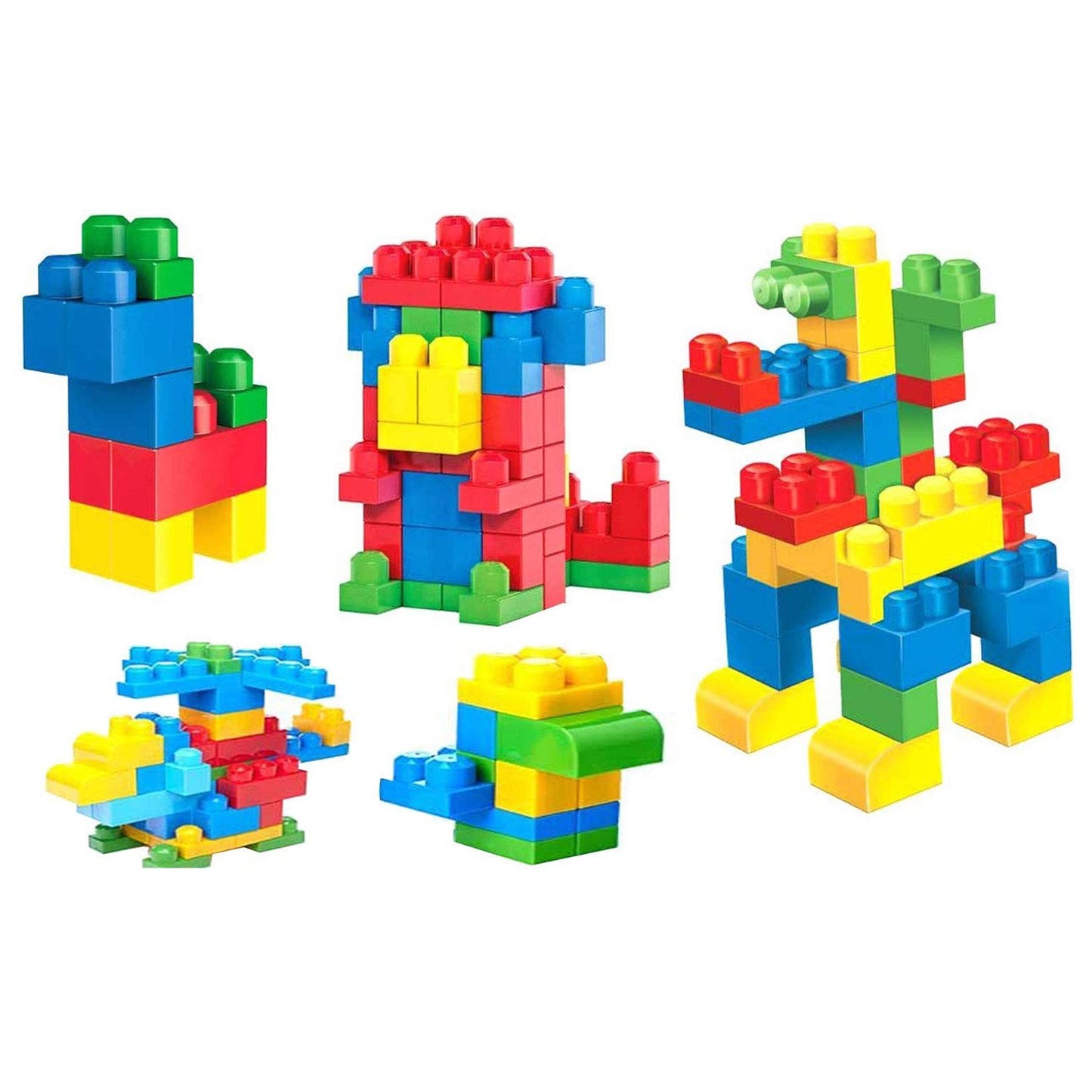 Kids Construction Toy Blocks – House Set