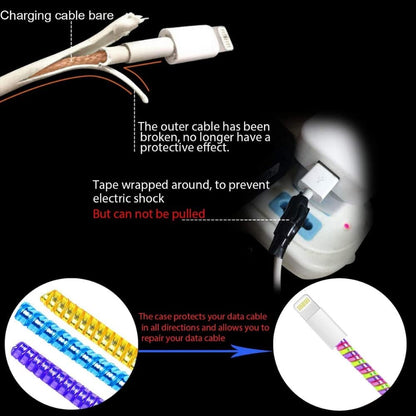 Spiral Cable Protector for Mac Chargers & Headphones