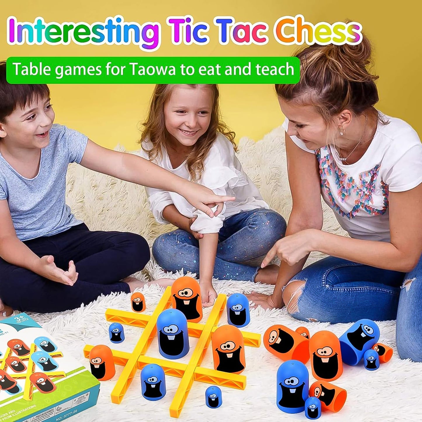 Gobble Tic-Tac-Toe Game Set – Fun Indoor Play