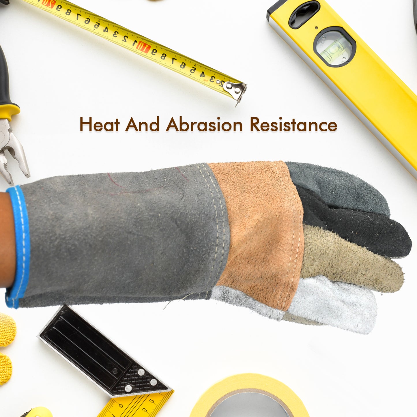 Heavy Duty Welding Leather Glove – Heat & Abrasion Resistant