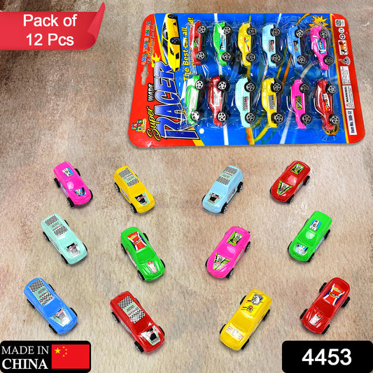 Multicolor Super Racer Toy Cars for Kids (12pcs)