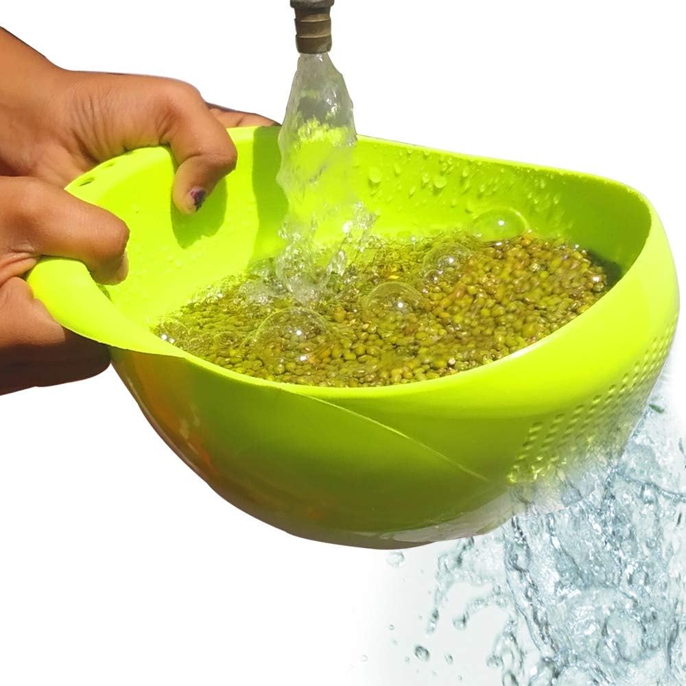 Durable Plastic Rice & Veggie Strainer