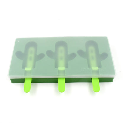 3-Cavity Cactus Popsicle Tray